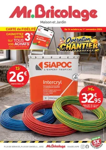  catalogue promo Mr Bricolage 