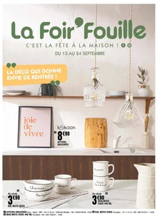  catalogue promo La Foir'Fouille 