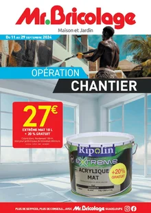  catalogue promo Mr Bricolage 