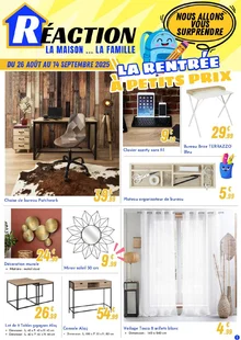  catalogue promo Réaction  