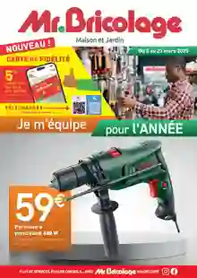  catalogue promo Mr Bricolage 