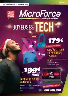  catalogue promo Microforce 