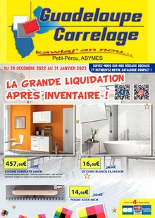  catalogue promo Guadeloupe Carrelage 
