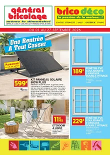  catalogue promo Général Bricolage 