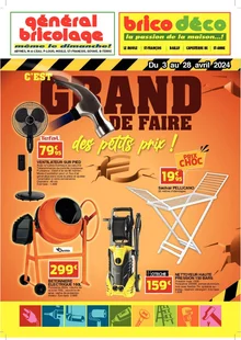  catalogue promo Général Bricolage 