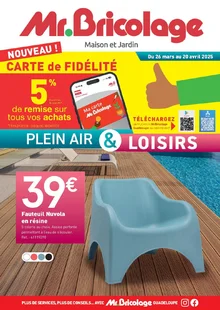  catalogue promo Mr Bricolage 