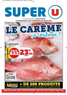  catalogue promo Super U 