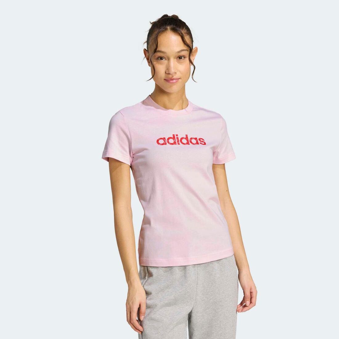 article en promo : T-shirt de fitness en coton femme