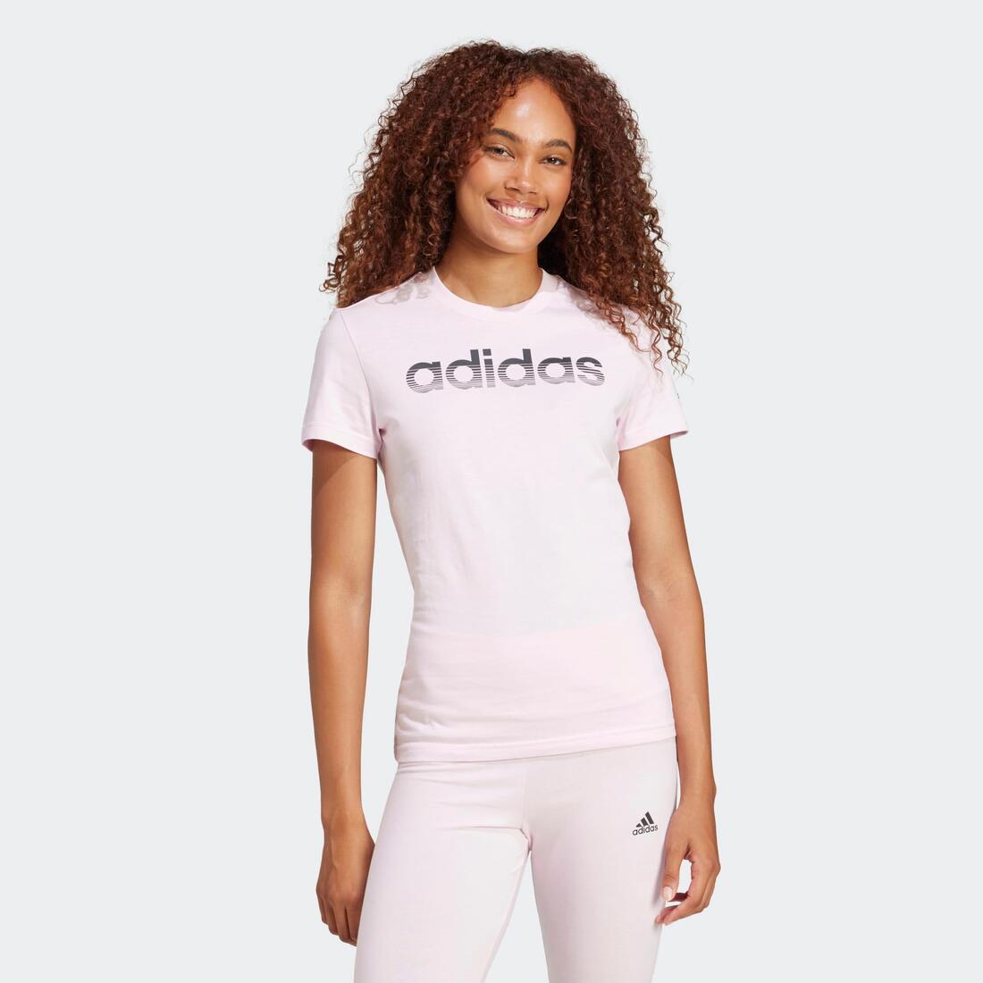 article en promo : T-shirt imprimé adidas femme
