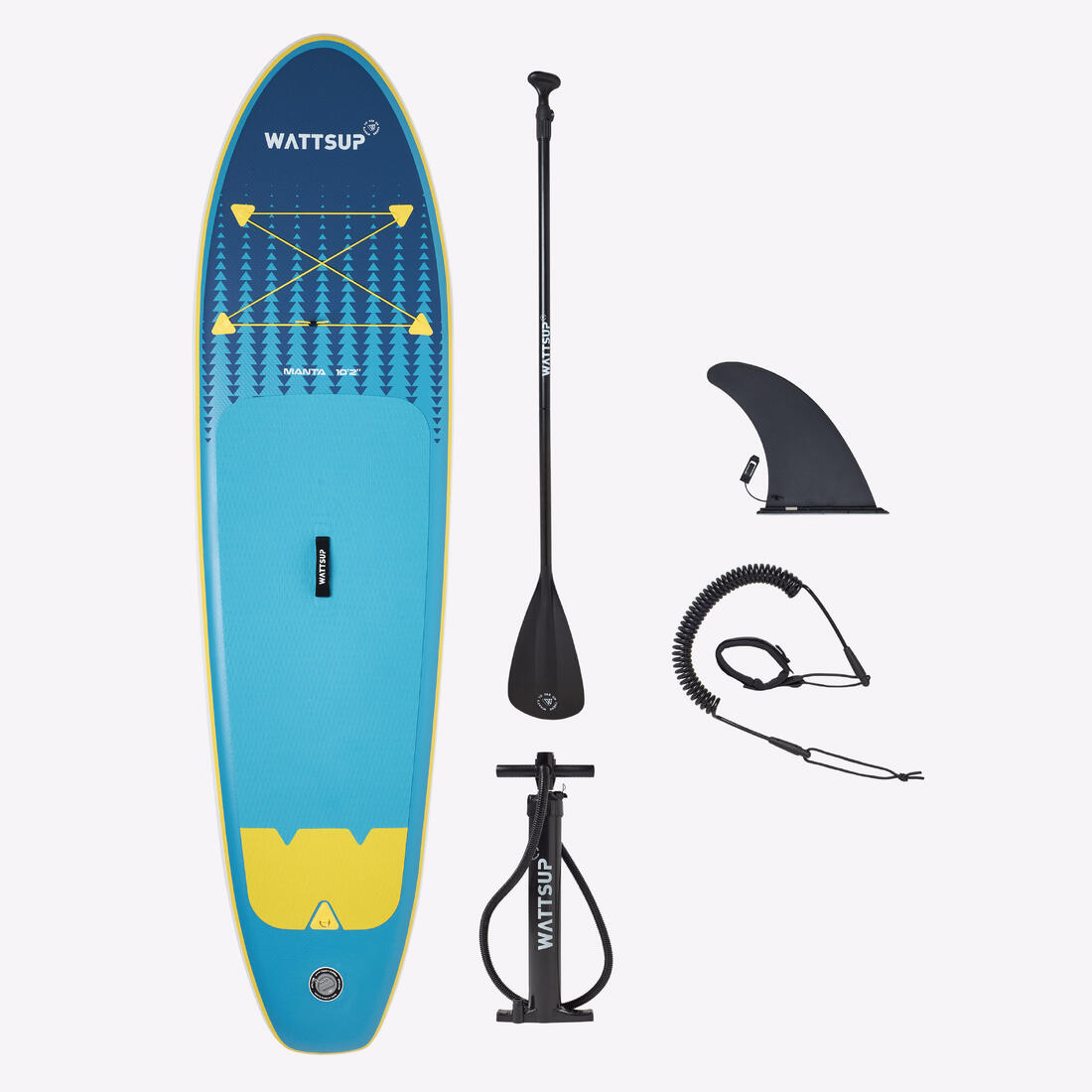 article en promo : Pack manta stand up paddle 10'2, 1 personne (jusqu'à 100kg)