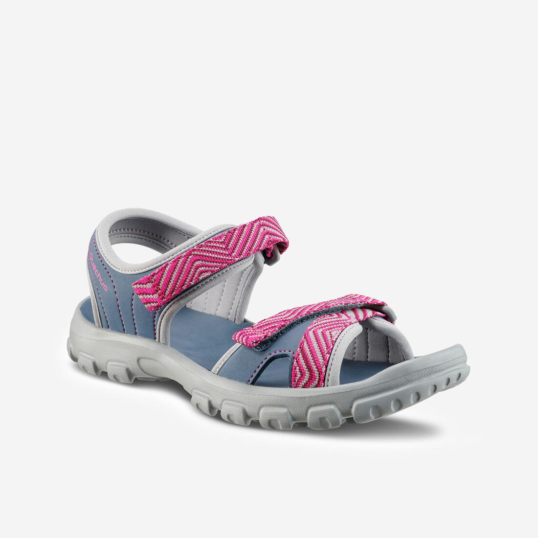 article en promo : Sandales de randonnée mh100 tw bleues et rose - enfant - 32 au 37
