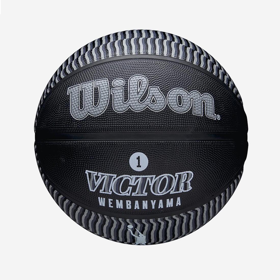 article en promo : Ballon de basket taille 7 - wilson victor wembanyama - spurs