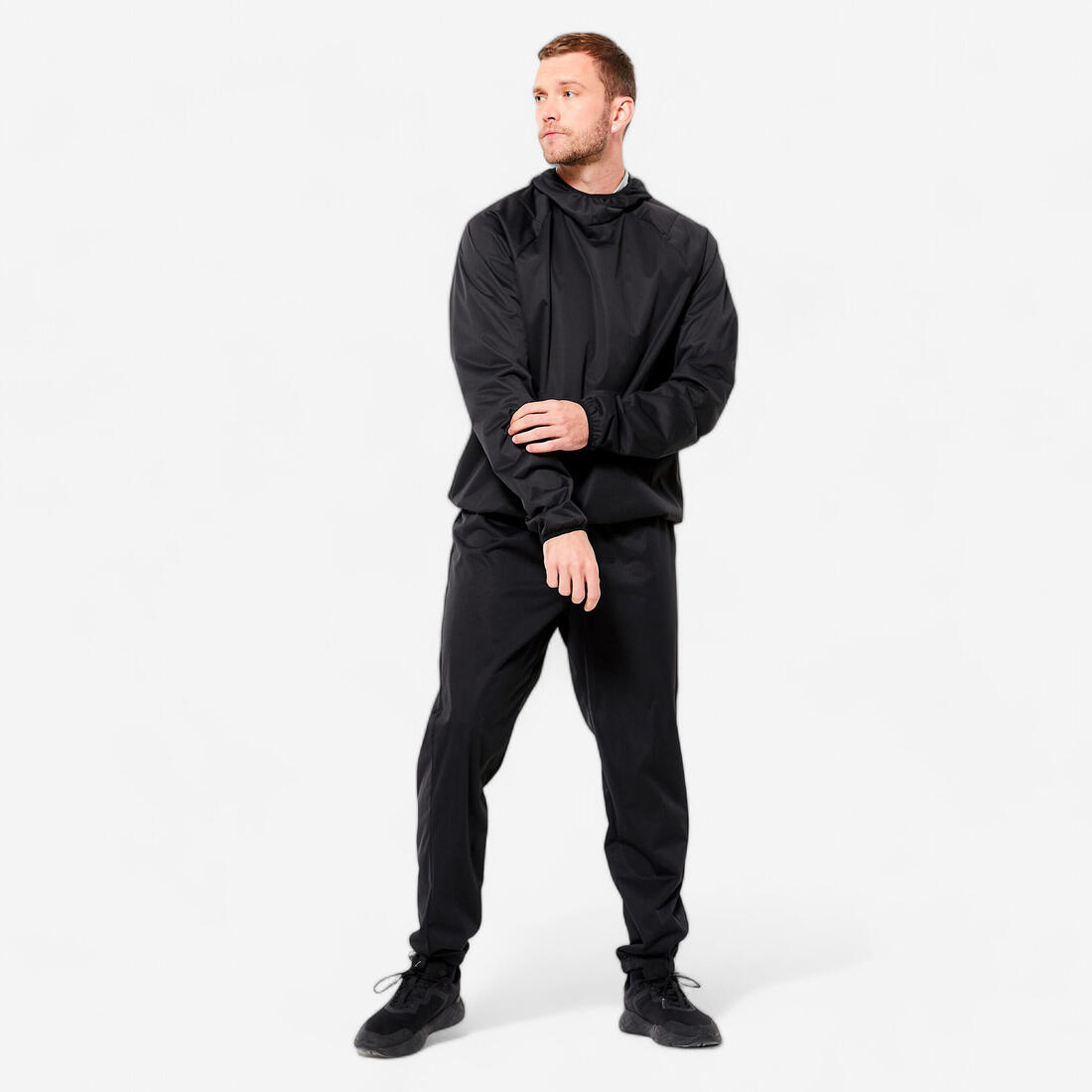 article en promo : Survêtement de sudation performance capuche - noir