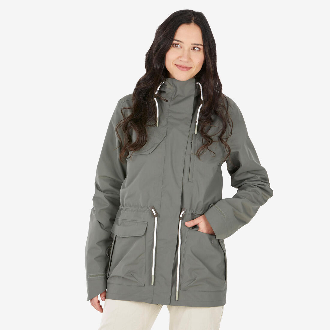 article en promo : Parka de randonnée imperméable femme, nh500