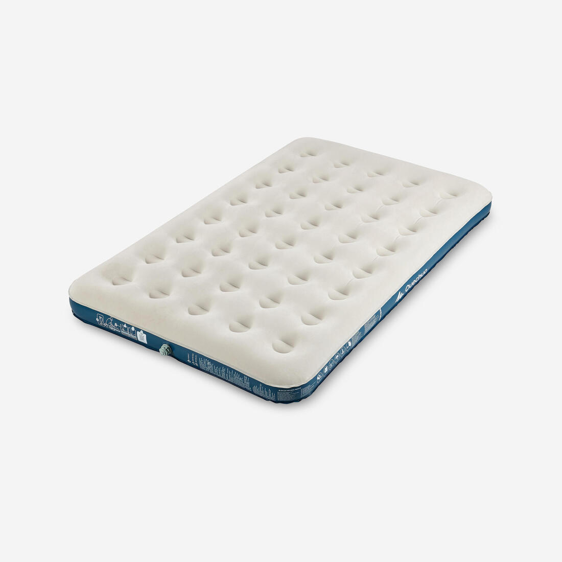 article en promo : Matelas gonflable de camping 2 personnes, 190x120 cm, air basic