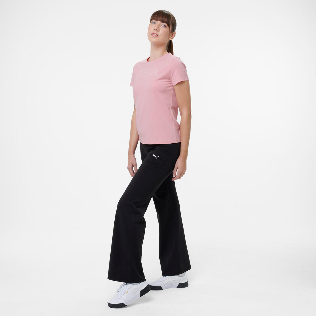 article en promo : Legging en coton taille haute femme
