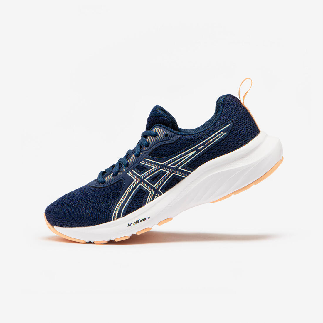 article en promo : Chaussure de running femme asics gel-windhawk noir/corail