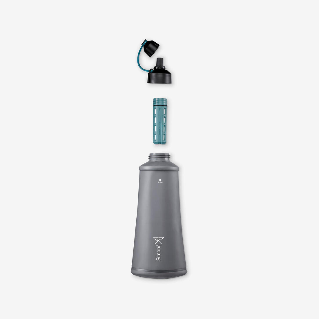 article en promo : Gourde filtrante souple et compressible - 1 litre