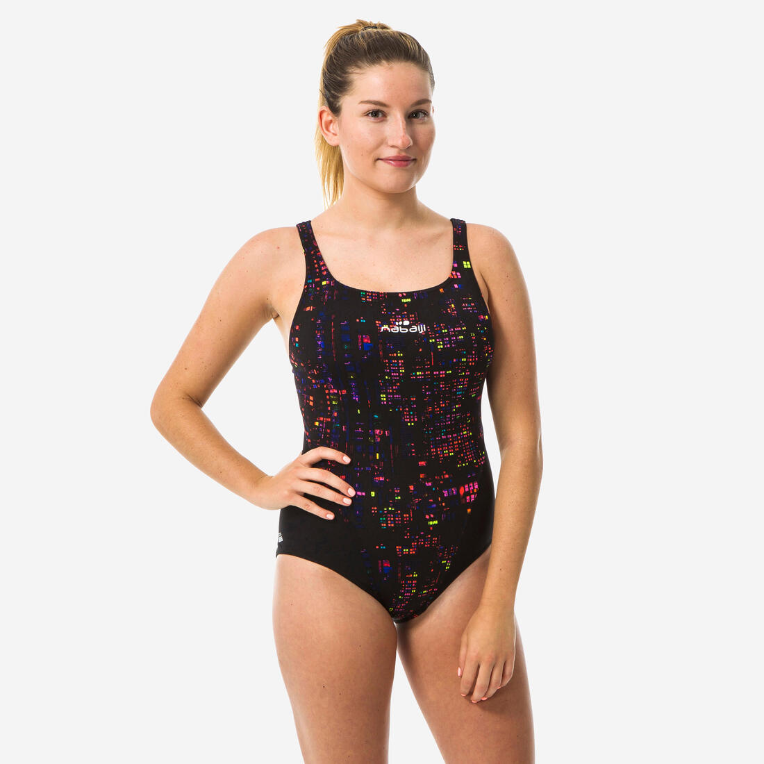 article en promo : Maillot de bain de natation une pièce femme résistant au chlore kamiye imo