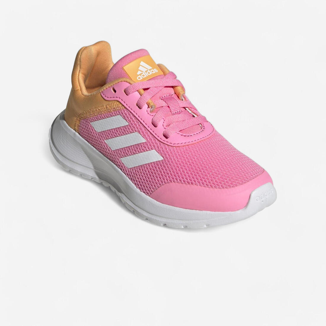 article en promo : Chaussures tensaur run adidas enfant rose blanc orange