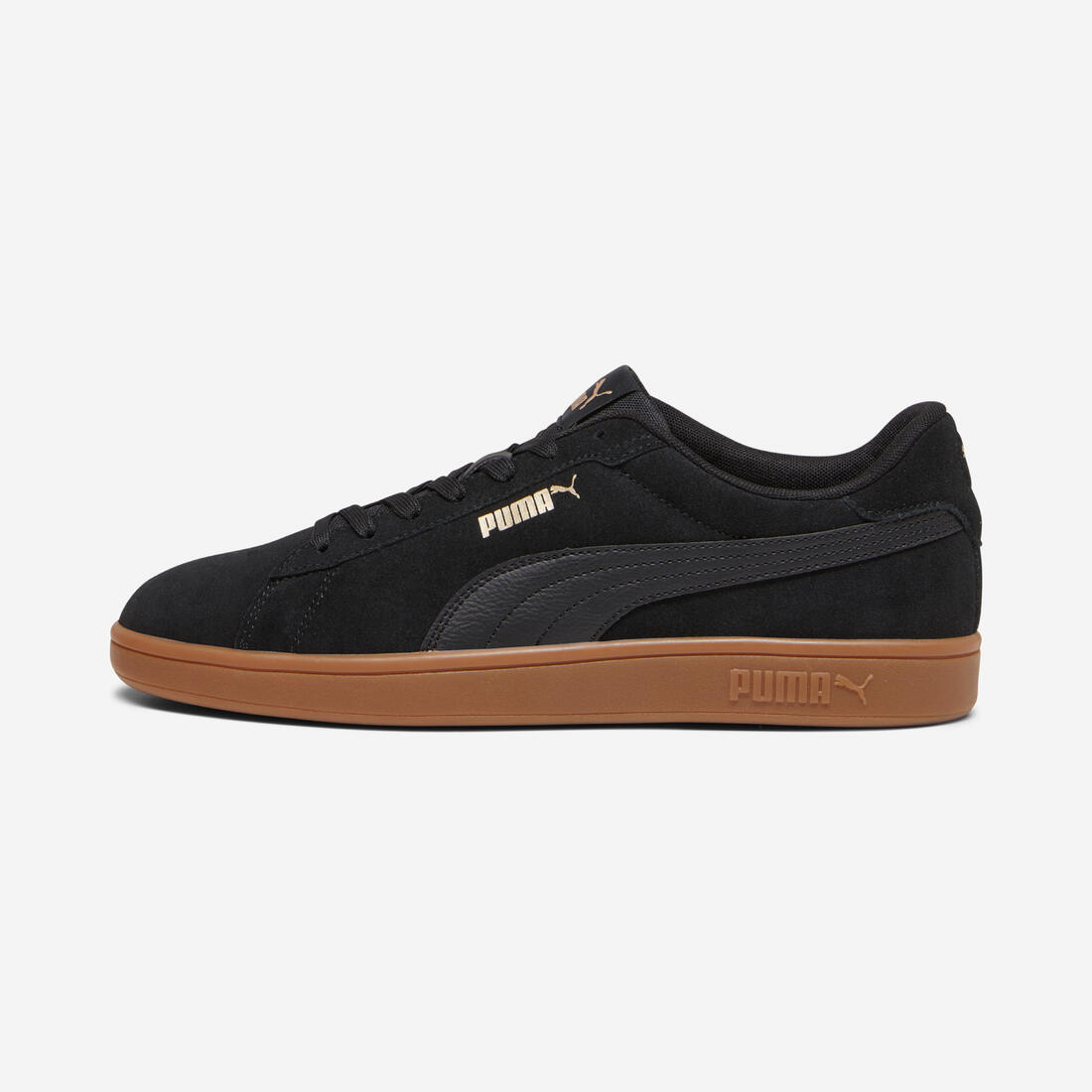 article en promo : Baskets homme, puma smash en suede, noir