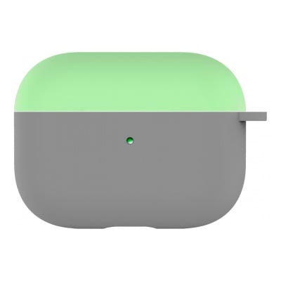 article en promo : Onearz Mobile Gear Etui en silicone liquide bicolor gris vert menthe pour AirPods Pro