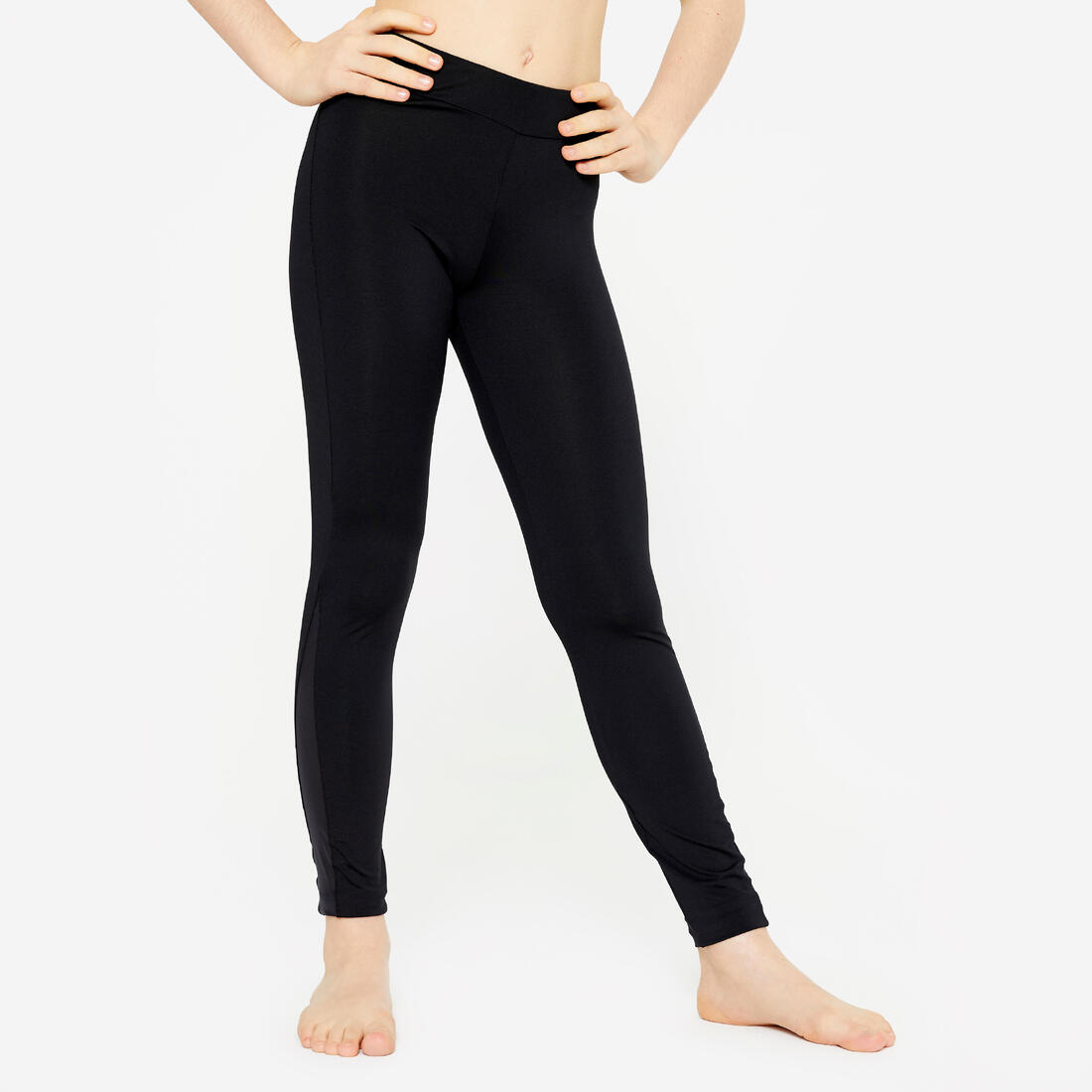 article en promo : Legging gym à sequins fille - noir