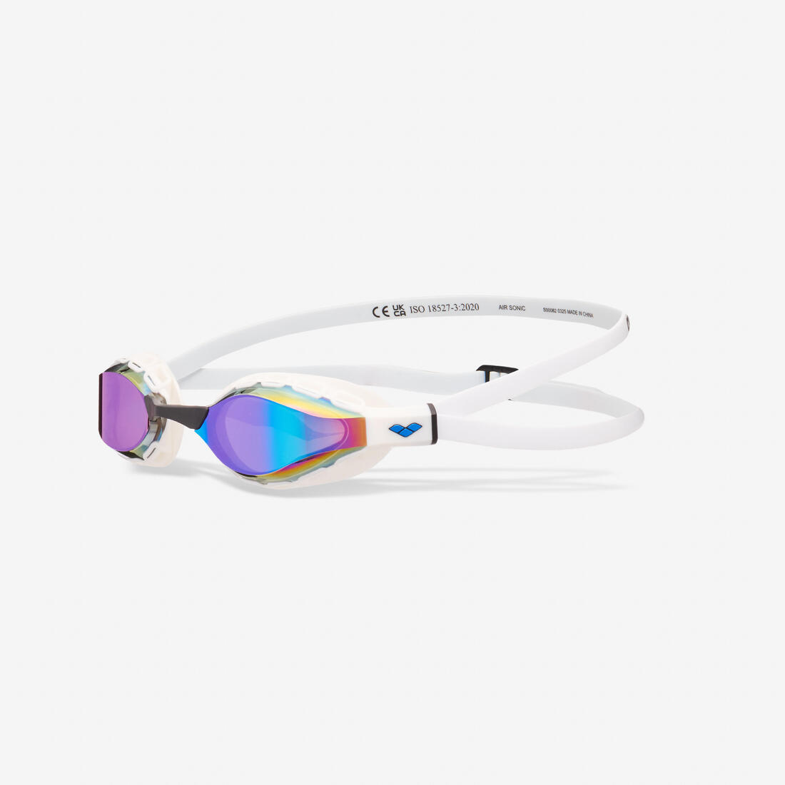 article en promo : Lunettes de natation, arena air sonic miroir blanc