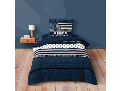 article en promo : Parure housse de couette 1 personne