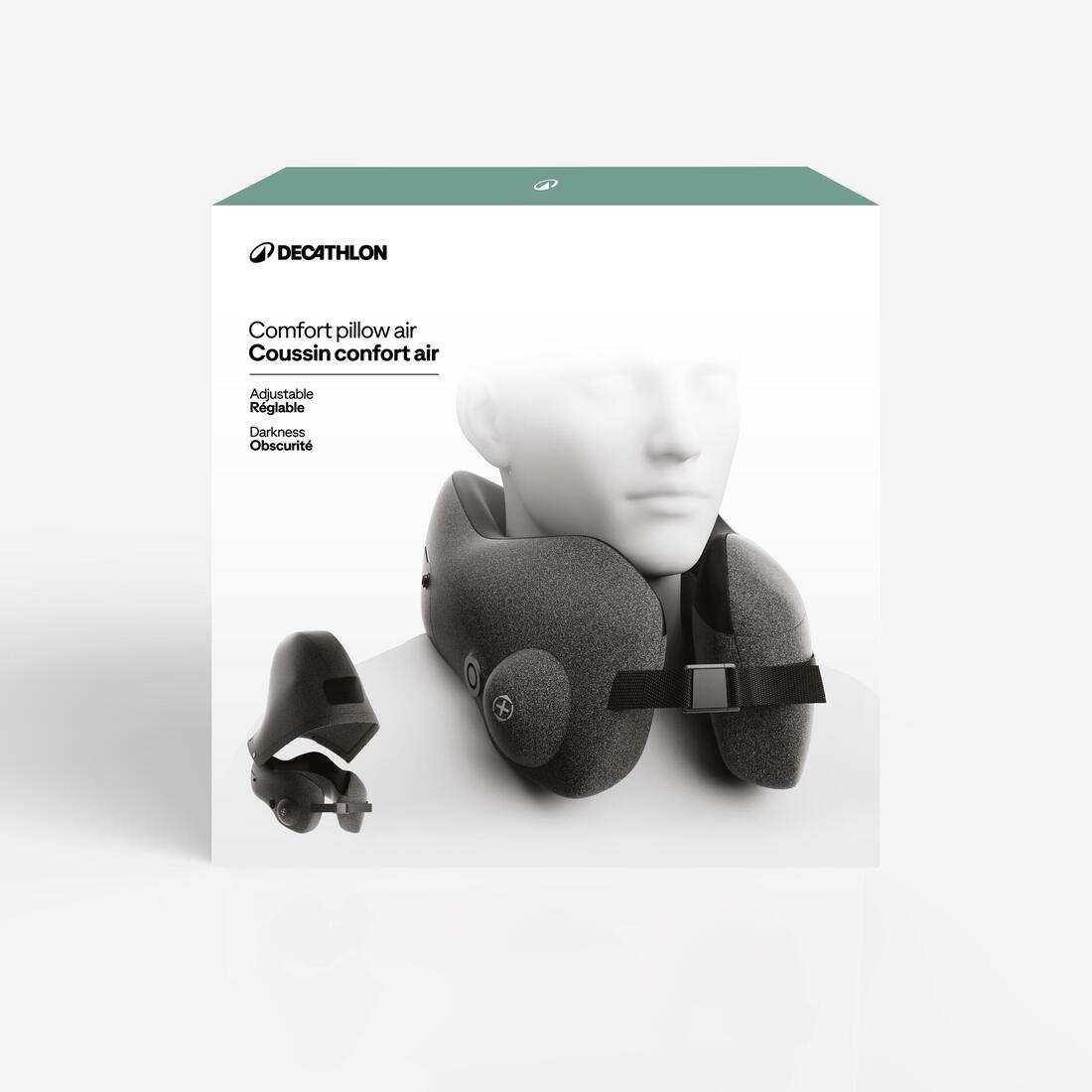 article en promo : Coussin de cou gonflable et réglable