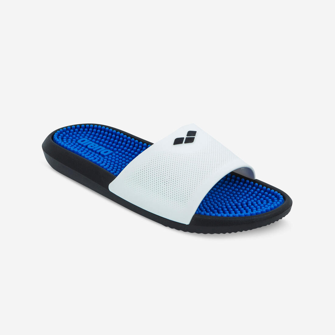 article en promo : Sandales piscine marco arena bleu blanc