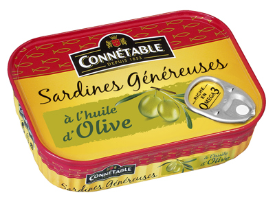 article en promo : Sardines à l'huile d'olive