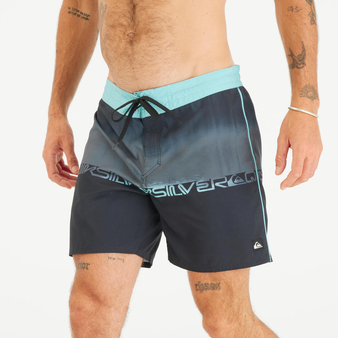 article en promo : Boardshort surf mi-cuisse 16' homme quiksilver - half jam wordblock