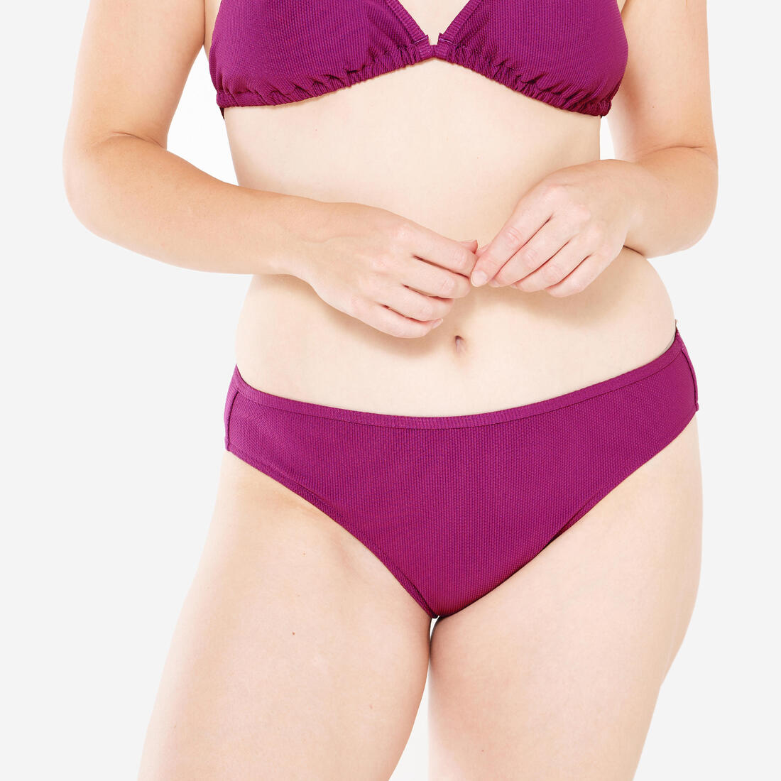 article en promo : Bas de maillot de bain culotte texturée Femme - Nina palmer