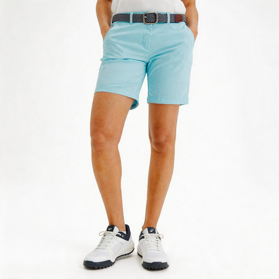 article en promo : Short chino coton golf Femme, MW500