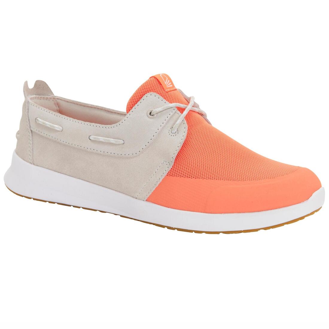 article en promo : Chaussure bateau femme Cruise 100 bleu foncé