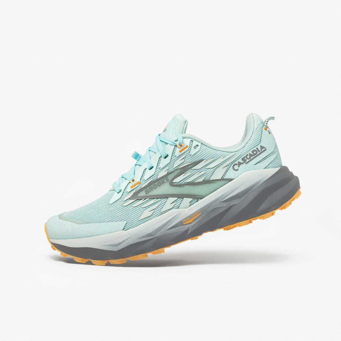 article en promo : Chaussures de running trail femme, Brooks cascadia 18, corail