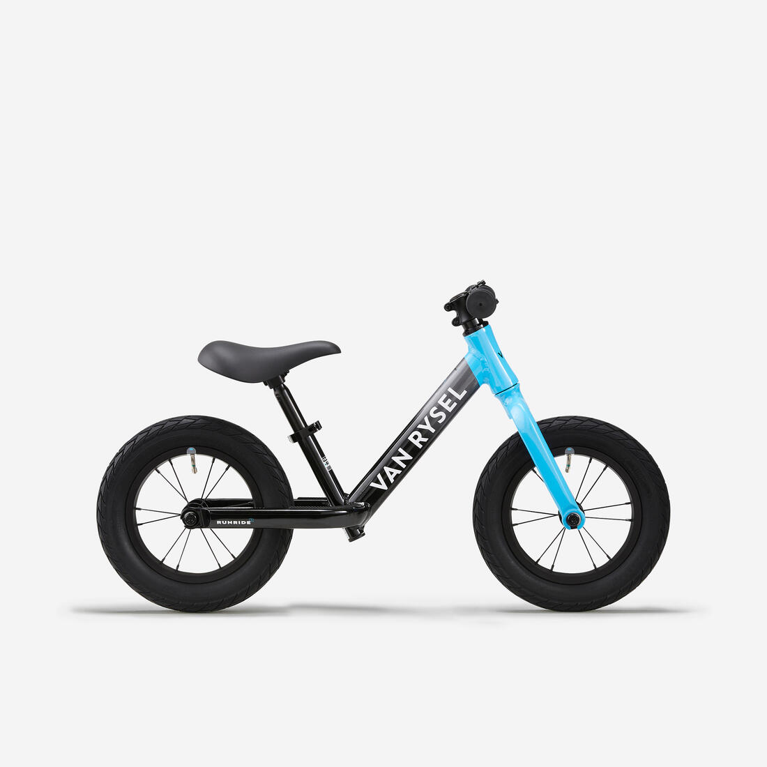 article en promo : DRAISIENNE ENFANT 12 POUCES - RUNRIDE RACING -  gris anthracite et bleu