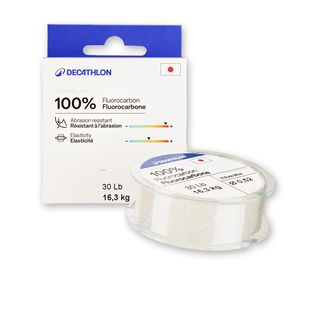 article en promo : Fil de pêche Fluorocarbone 100% Hard
