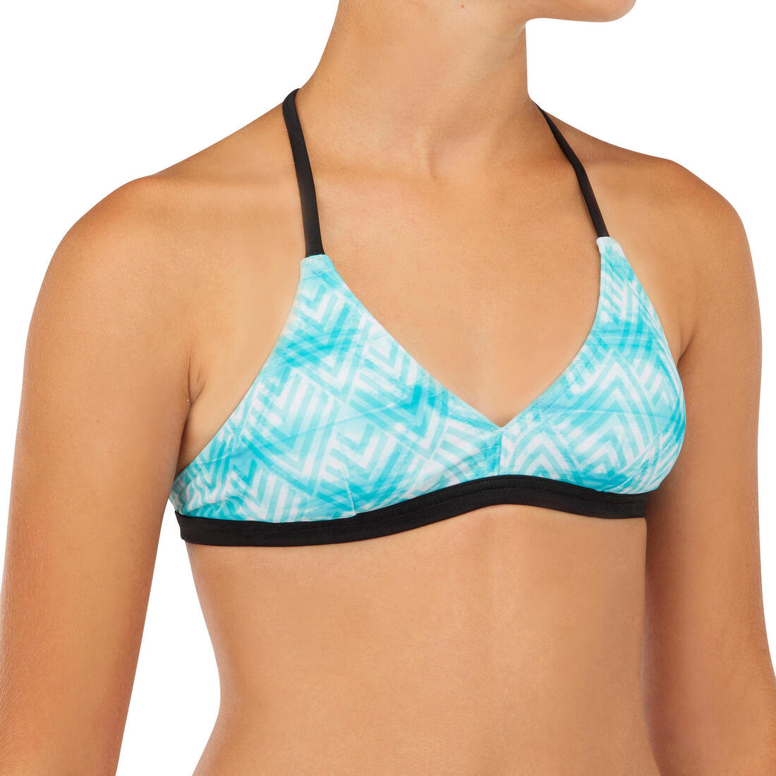 article en promo : HAUT DE MAILLOT DE BAIN SURF FILLE TRIANGLE BETTY 500