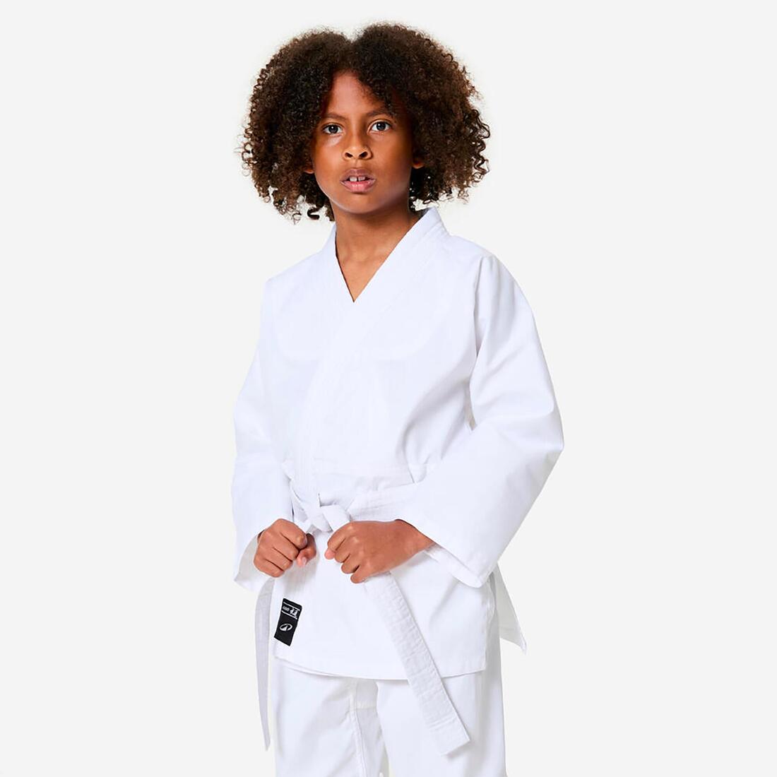 article en promo : Kimono de judo pour débutant enfant, blanc
