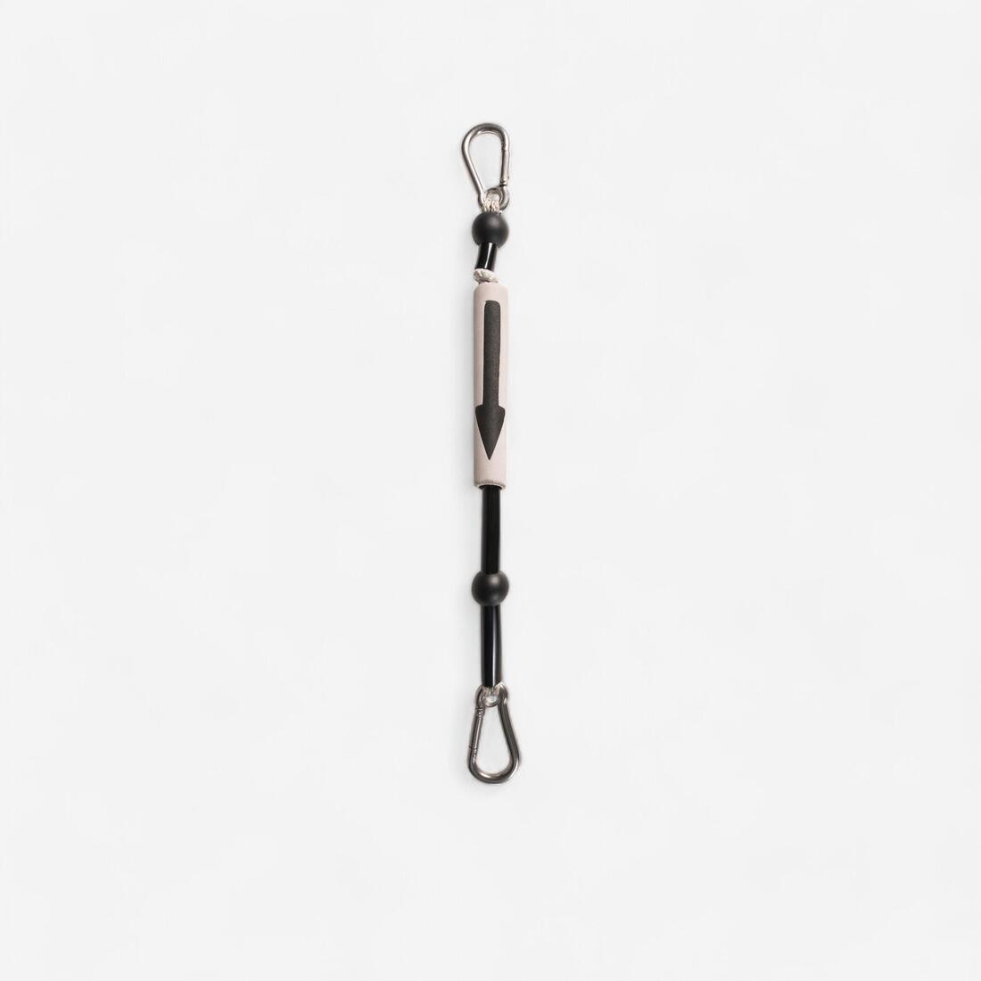 article en promo : LEASH D'AILE de KITESURF COURT 40 cm - noir