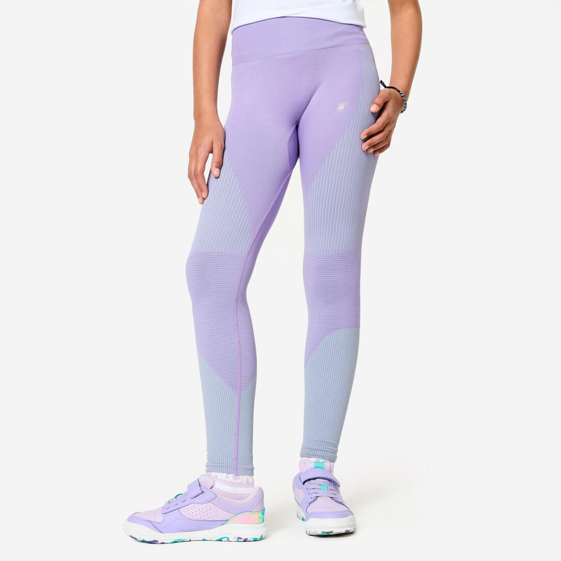 article en promo : Legging de fitness sans couture fille, noir et