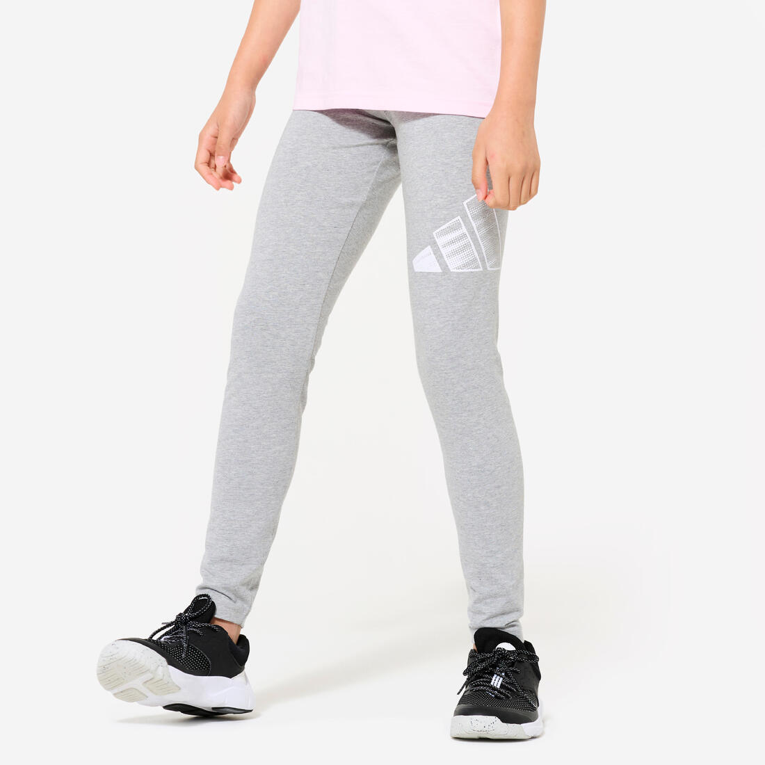 article en promo : Legging pour fille en coton, gris