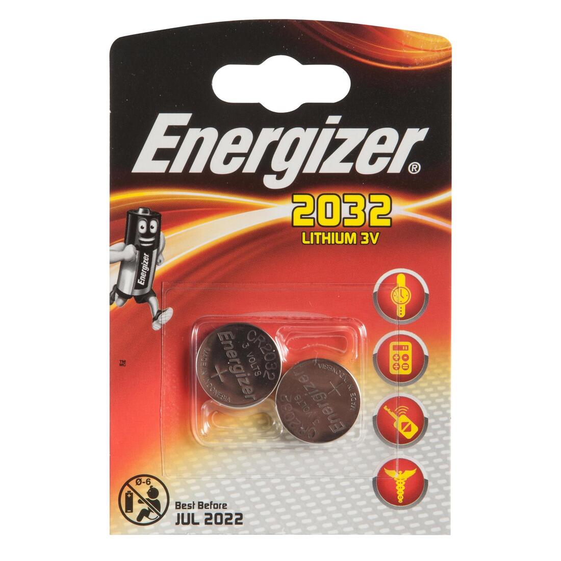 article en promo : Lot de 2 piles energizer cr2032 3 volt