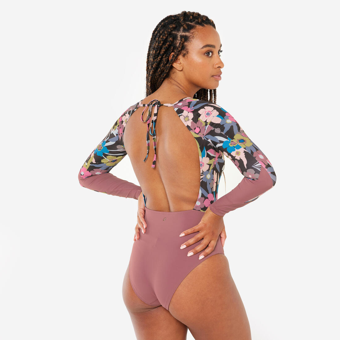 article en promo : Maillot de bain 1 pièce manches longues Femme - Mary belly