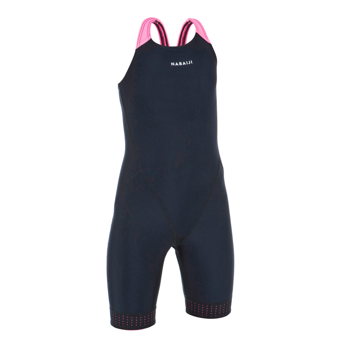 article en promo : Maillot de bain une pièce shorty de natation fille Kamyleon