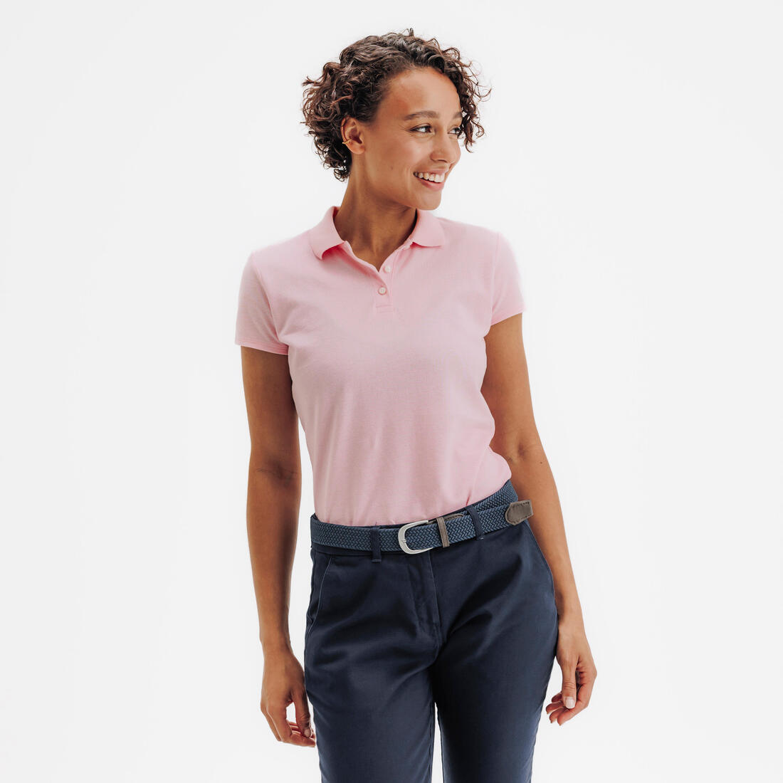 article en promo : Polo de golf 100% coton manches courtes femme, MW100