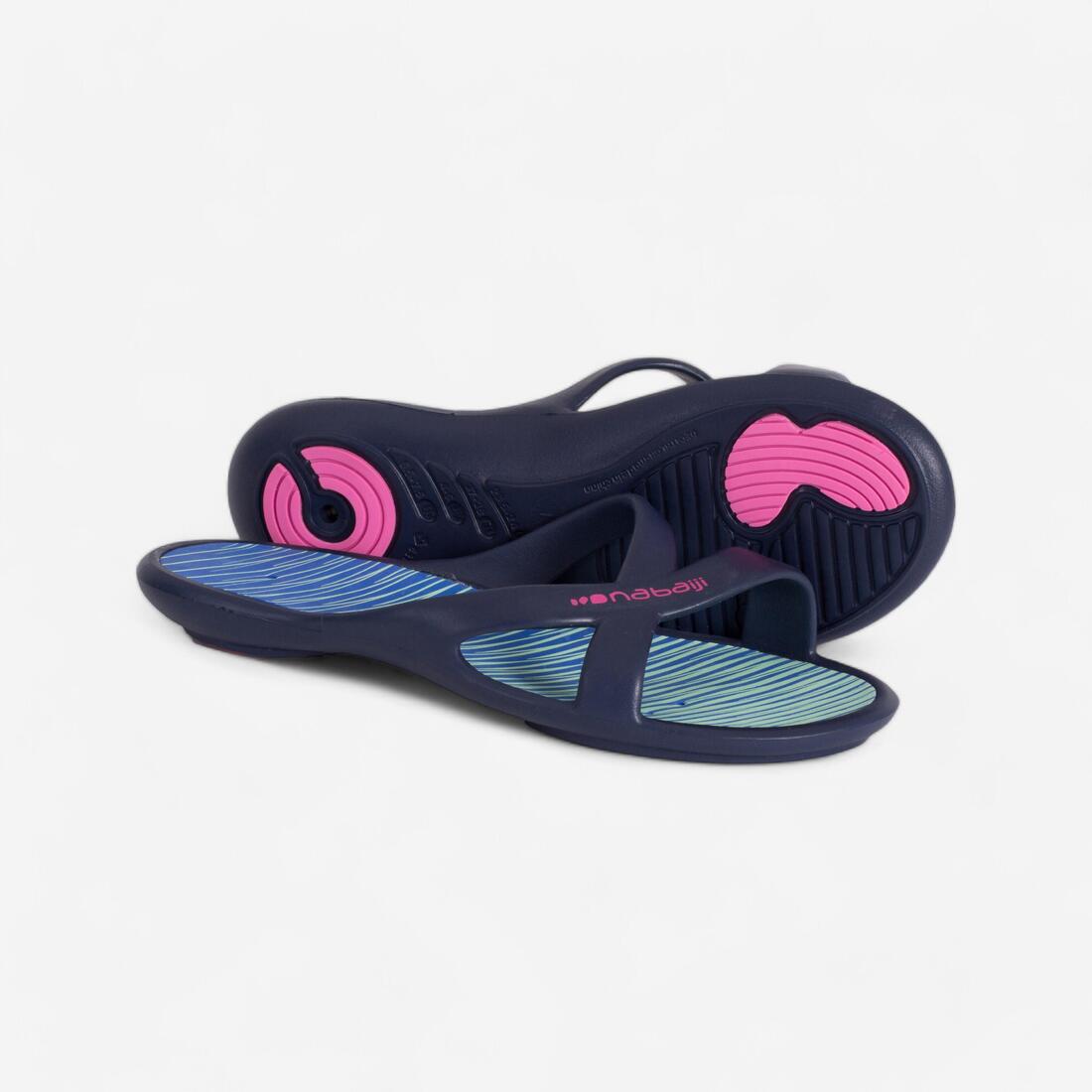 article en promo : Sandales De Piscine Femme - Slap 500 Print - Lay