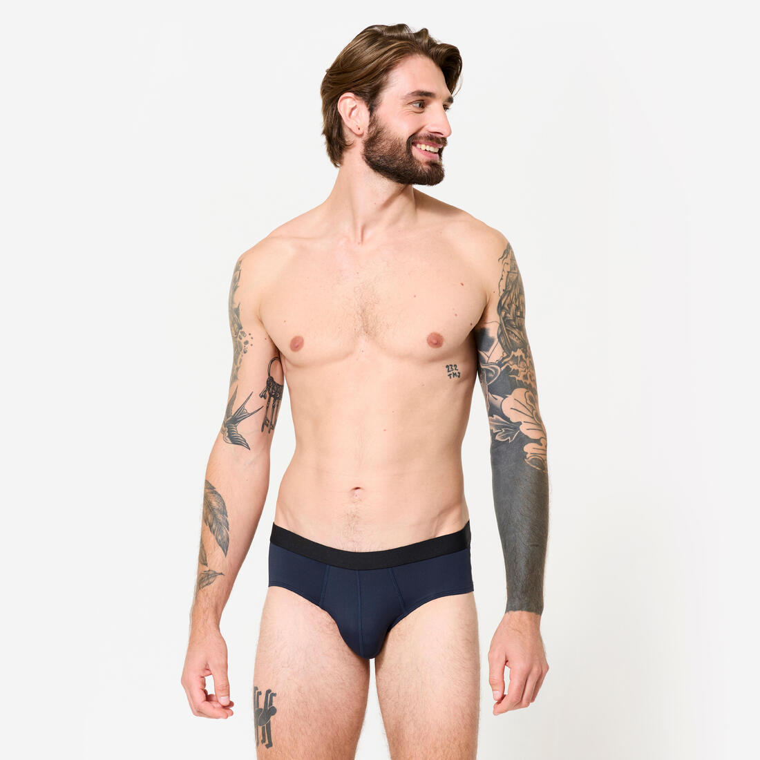article en promo : Slip respirant homme - Bleu foncé